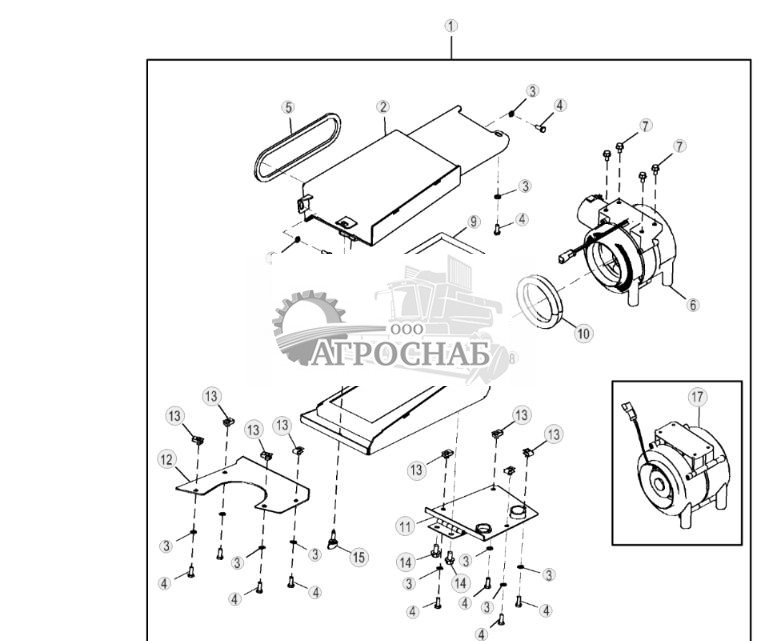 Комплект предварительного очистителя с питанием от системы обогрева и кондиционирования воздуха - ST818237 195.jpg